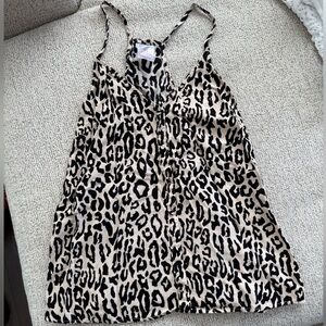Leopard Print Sleeveless Top